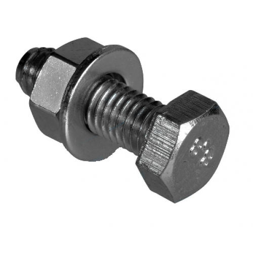 Bolt & Nuts with Washer Gal 8.8 | High-Strength Fasteners for Construction  & Industrial Use