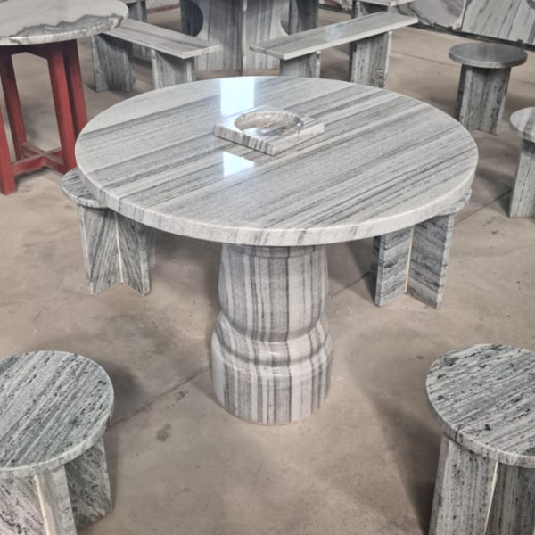 Round table set 6 pieces