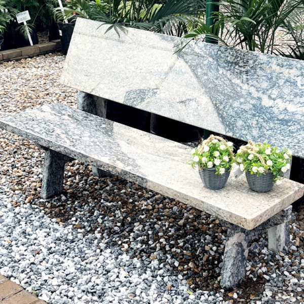 Granite Wave Rosy Bench